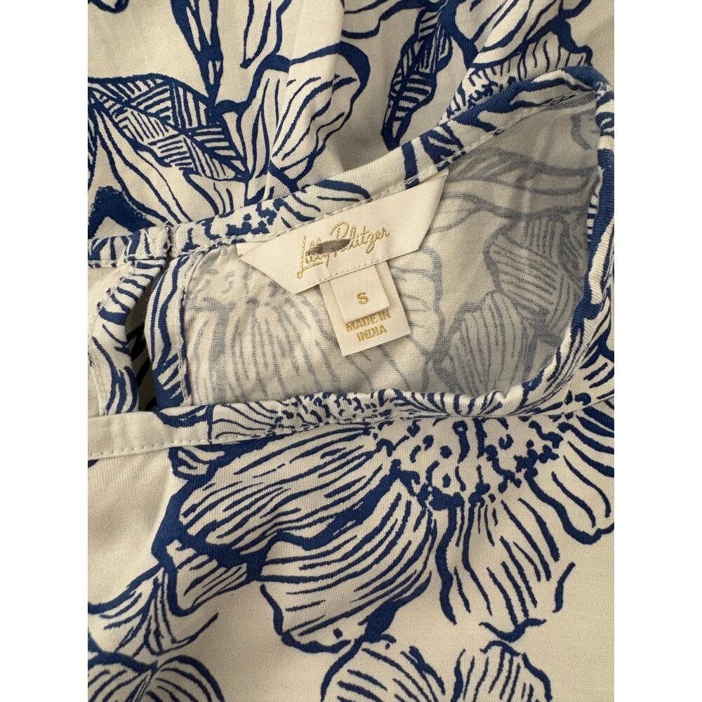 Lilly Pulitzer Hayleigh Maxi Dress S NWOT Blue White Floral Coastal Prep Resort - Picture 9 of 9